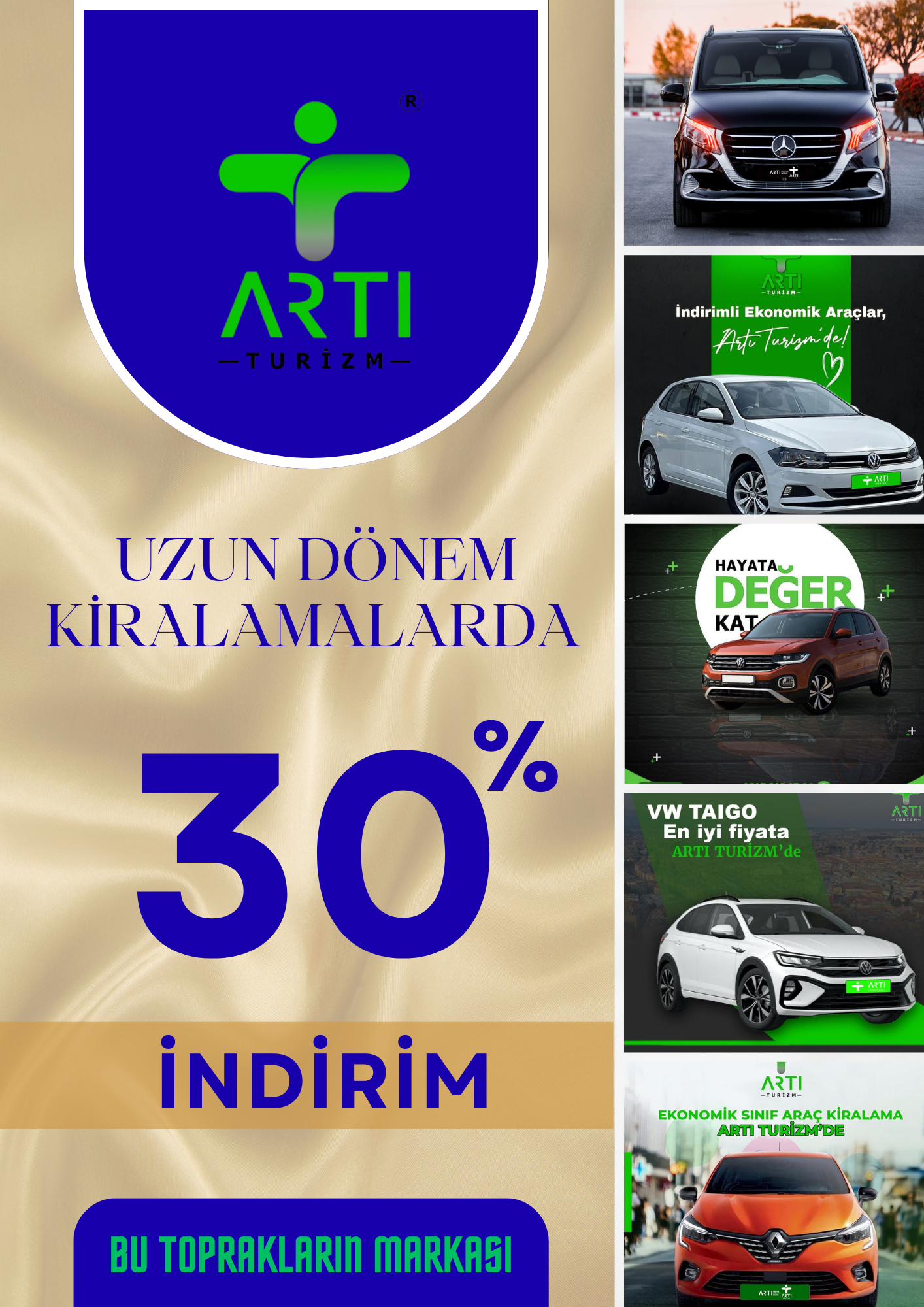 Uzun Dönem Araç Kiralamada %30 İndirim | Artı Turizm Hatay