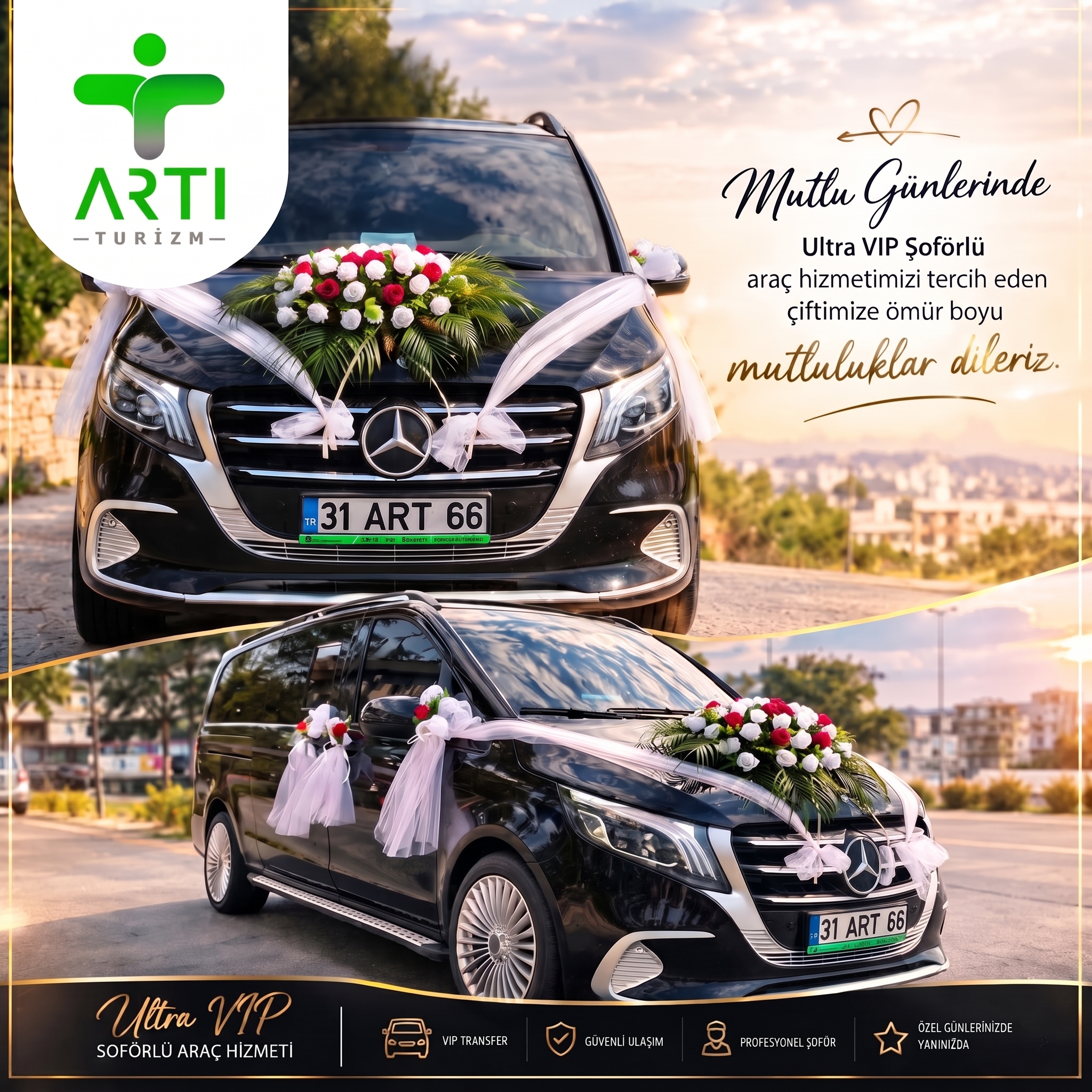 Hatay VIP Şoförlü Araç Hizmeti ile Özel Günlerde Konforlu Ulaşım