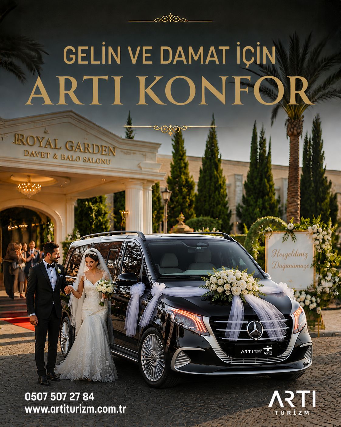 Hatay VIP Transfer ve Düğün Arabası Kiralama Rehberi  Artı Turizm